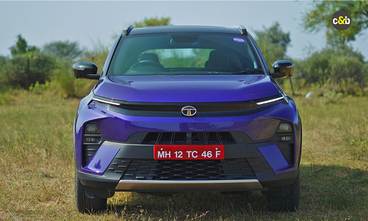 Tata Nexon Frontview Blue Tata Nexon Frontview Blue