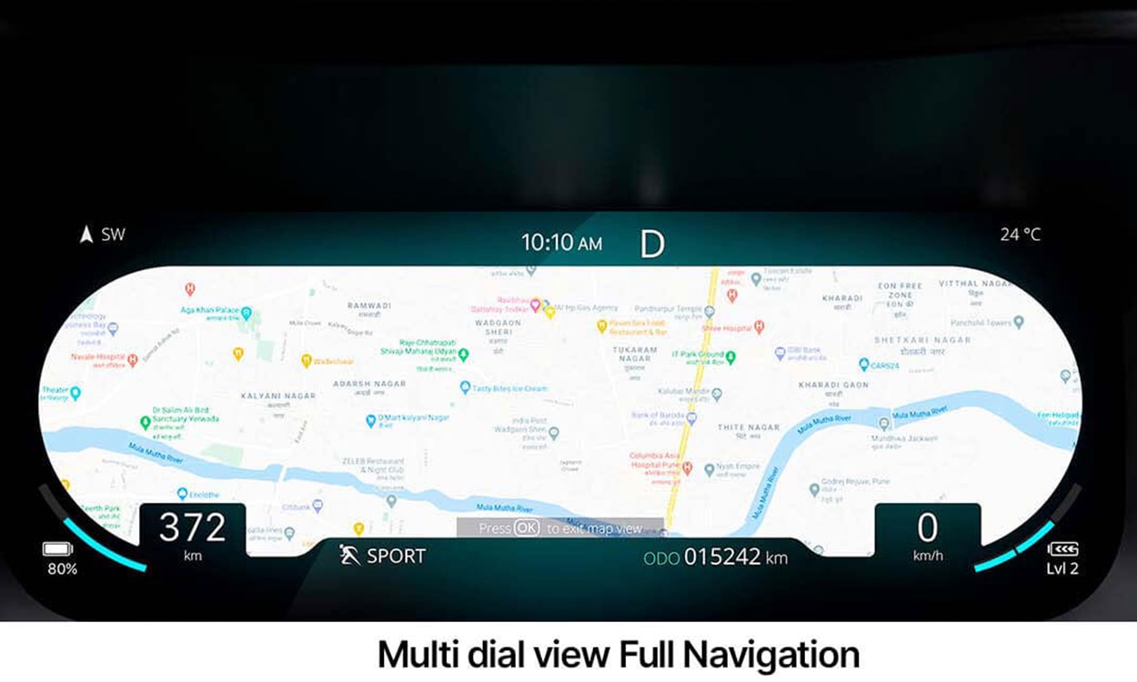 Tata Nexon Ev Navigation Full View Tata Nexon Ev Navigation Full View
