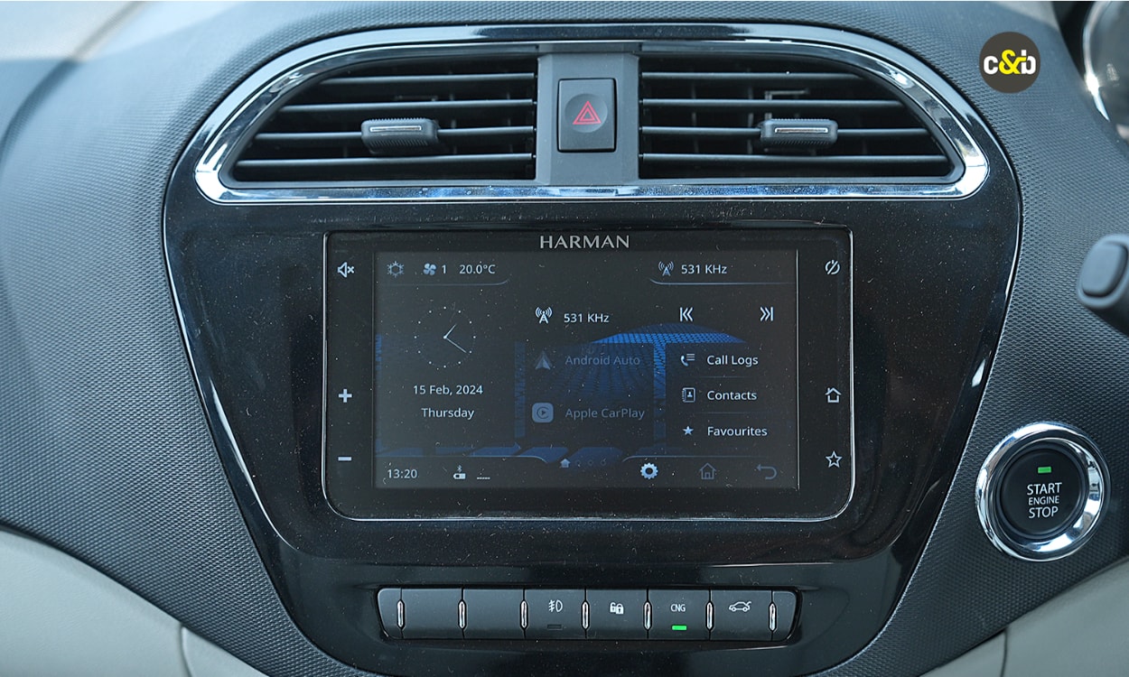 Tata Tigor Icng Display Tata Tigor Icng Display