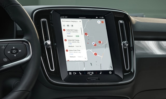 Navication In Volvo EX40 Navication In Volvo EX40