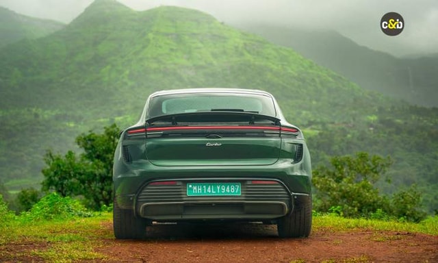 Porsche Macan Turbo Ev Rearview Porsche Macan Turbo Ev Rearview