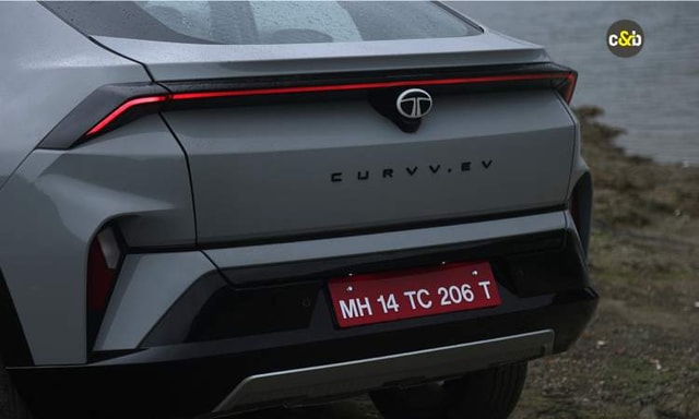Tata Curvv Ev Rear Look Tata Curvv Ev Rear Look