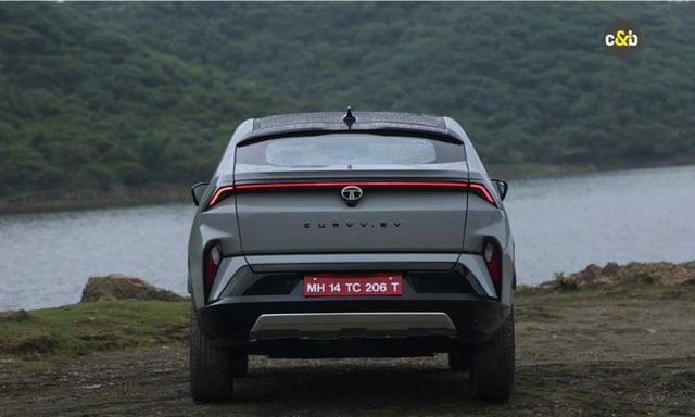 Tata Curvv Ev Rearview Tata Curvv Ev Rearview
