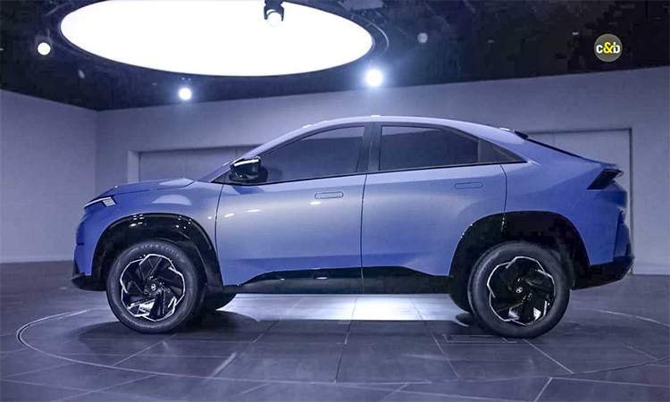 Tata Curvv Ev Sideview Tata Curvv Ev Sideview
