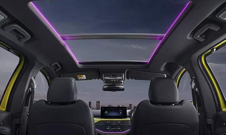 Voice-assisted Panoramic Sunroof with Mood Lighting Voice-assisted Panoramic Sunroof with Mood Lighting