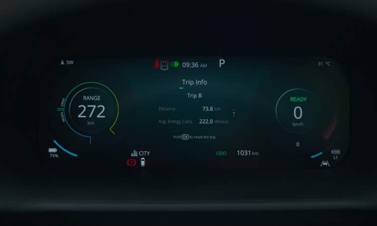 Tata Harrier Ev Speedometer Tata Harrier Ev Speedometer