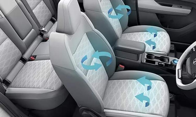 Ventilated Seats Of Punch Ev Ventilated Seats Of Punch Ev