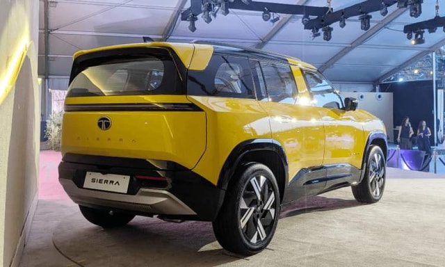 2025 Tata Sierra Rear Look 2025 Tata Sierra Rear Look