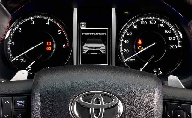 2021 Toyota Fortuner Legender Black Dial Combimeter