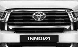 Toyota Innova Crysta Imposing Chrome Surround Piano Black Grille