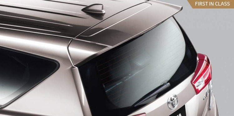 Shark Fin Antenna and Integrated Rear Spoiler Shark Fin Antenna and Integrated Rear Spoiler