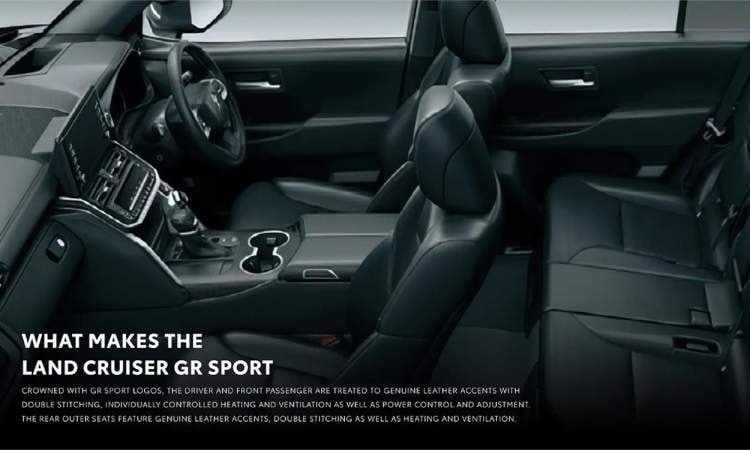 2025 Toyota Land Cruiser Seats 2025 Toyota Land Cruiser Seats images