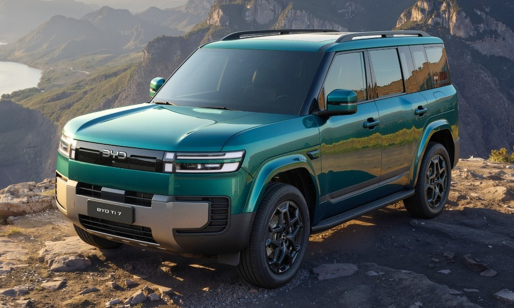 BYD's Ti7 Is Another Defender-Inspired Plug-In Hybrid SUV BYD's Ti7 Is Another Defender-Inspired Plug-In Hybrid SUV