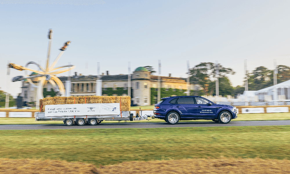 Biofuel-Powered Bentley Bentayga EWB Sets Record At Goodwood Hillclimb Biofuel-Powered Bentley Bentayga EWB Sets Record At Goodwood Hillclimb