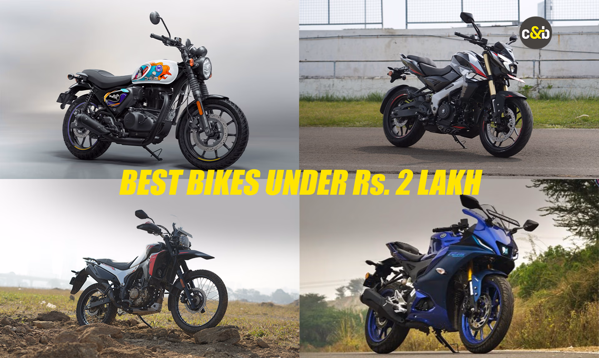 Best Bikes Under Rs. 2 Lakh In India Best Bikes Under Rs. 2 Lakh In India