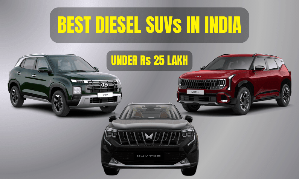 Best Diesel SUVs Under Rs 25 Lakh In India Best Diesel SUVs Under Rs 25 Lakh In India