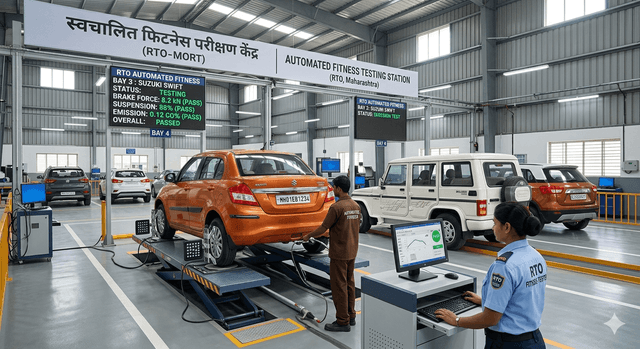 Automated Fitness Testing Stations (ATS) Explained: How Vehicle Fitness Checks Work in India Automated Fitness Testing Stations (ATS) Explained: How Vehicle Fitness Checks Work in India