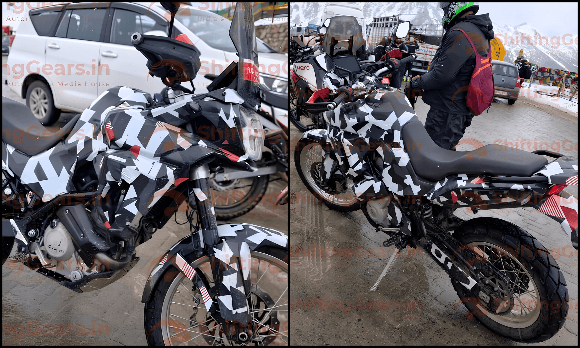 Hero Xpulse 421 Spotted Testing At Khardung La Hero Xpulse 421 Spotted Testing At Khardung La