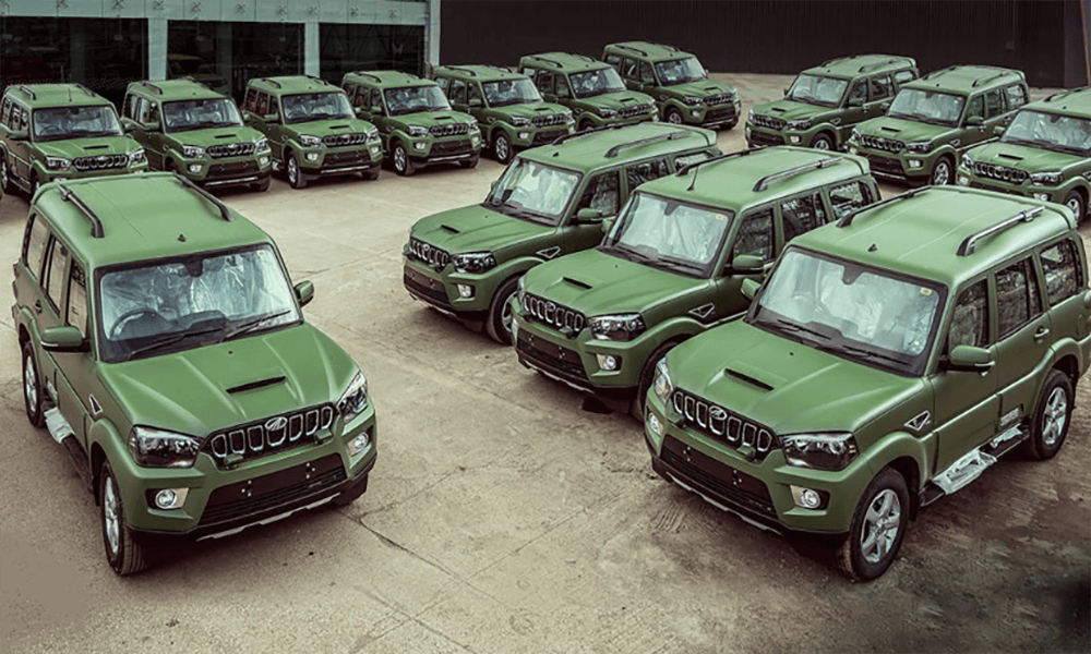 Indian Army Orders 1,850 Mahindra Scorpio Classic SUVs Indian Army Orders 1,850 Mahindra Scorpio Classic SUVs