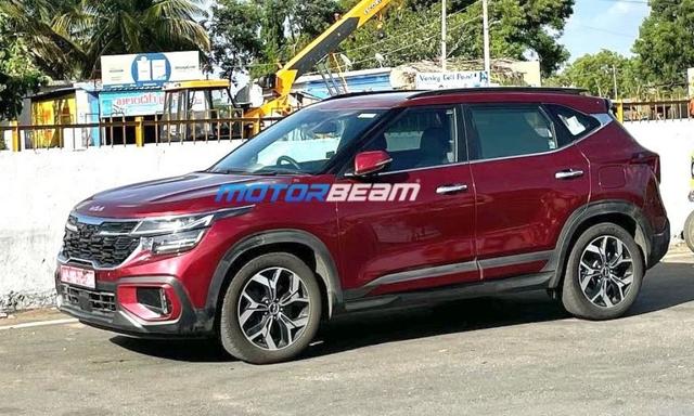 Kia Seltos Facelift Spied Undisguised Ahead Of India Launch