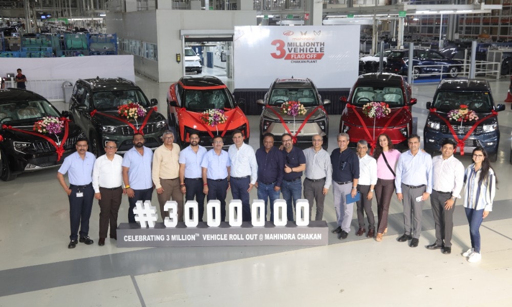 Mahindra Rolls Out Three Millionth Vehicle From Chakan Plant Mahindra Rolls Out Three Millionth Vehicle From Chakan Plant