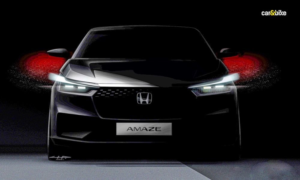 New Honda Amaze Teased In First Official Sketch; Launch Likely Early In 2025 New Honda Amaze Teased In First Official Sketch; Launch Likely Early In 2025
