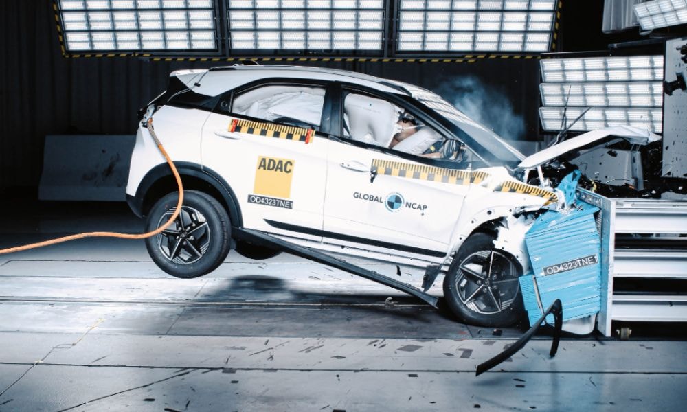 Tata Nexon Facelift Scores 5 Stars In Global NCAP Crash Tests, Surpasses Previous Scores Tata Nexon Facelift Scores 5 Stars In Global NCAP Crash Tests, Surpasses Previous Scores