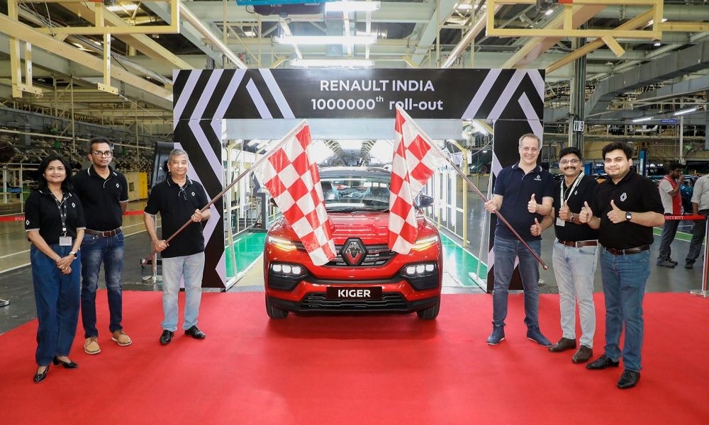 Renault Crosses 10 Lakh Units Production Milestone In India Renault Crosses 10 Lakh Units Production Milestone In India
