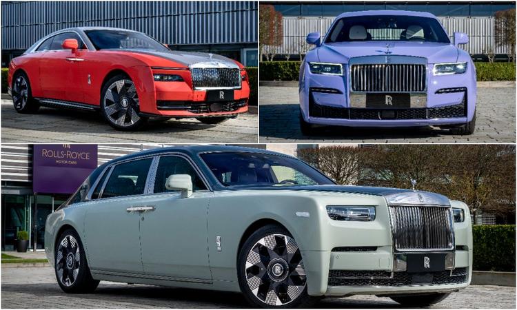Rolls-Royce has revealed a set of three unique vehicles as part of the 'Spirit of Expression' collection, ahead of their showcase at the Beijing auto show (Auto China 2024).
