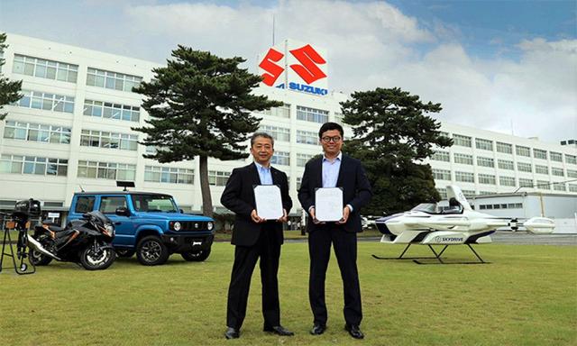 Suzuki Motor Corp partners with SkyDrive Inc to jointly manufacture eVTOL aircraft, or "flying cars," at a Suzuki factory in central Japan, with production set to start next year.
