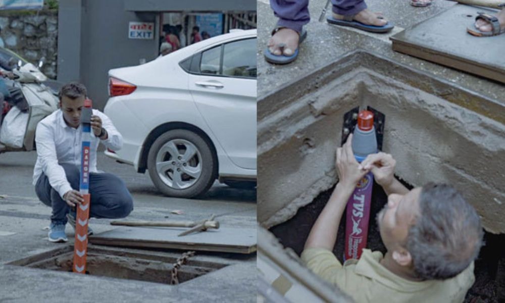TVS' New Safety Device Will Alert Riders, Pedestrians About Open Manholes In The Monsoon TVS' New Safety Device Will Alert Riders, Pedestrians About Open Manholes In The Monsoon