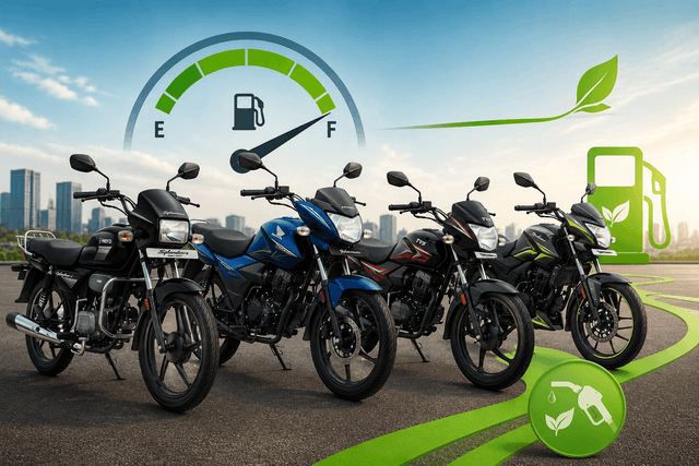 Top Mileage Bikes in India 2026: Here’s Where Freedom 125, Splendor Plus, Shine 125, TVS Sport & More Stand In 2026 Top Mileage Bikes in India 2026: Here’s Where Freedom 125, Splendor Plus, Shine 125, TVS Sport & More Stand In 2026