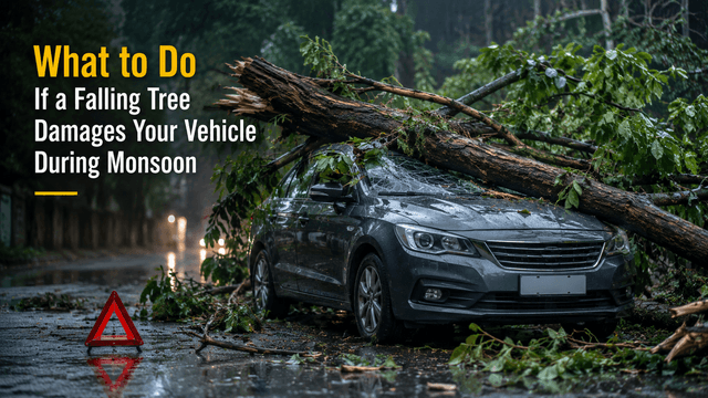 What To Do If A Falling Tree Damages Your Vehicle During Monsoon What To Do If A Falling Tree Damages Your Vehicle During Monsoon