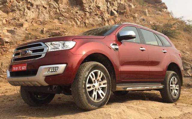 2016 Ford Endeavour Launched in India; Prices Start at Rs. 24.75 Lakh