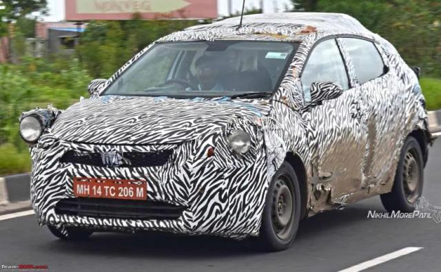 Tata's 45X Concept-Based Premium Hatchback Spotted Testing
