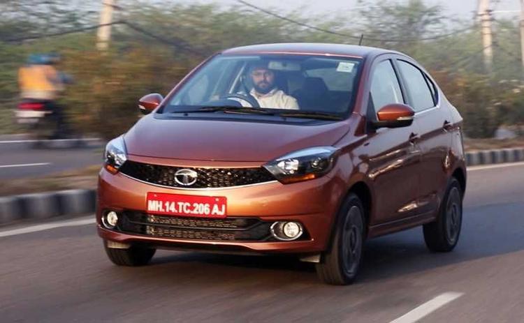 Tata Tigor With Larger Touchscreen Infotainment System Spied