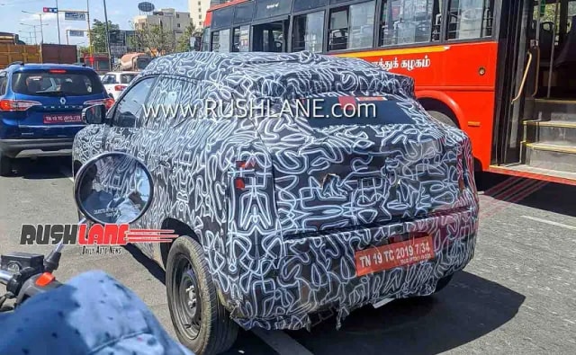 Renault's Subcompact SUV Spotted Testing In India Renault's Subcompact SUV Spotted Testing In India