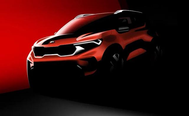 Kia Sonet Subcompact SUV's Official Rendering Revealed Ahead Of Global Debut