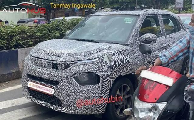 A heavily camouflaged test mule of the Tata HBX micro SUV was spotted testing in India. The SUV is likely to be launched in India early next year.