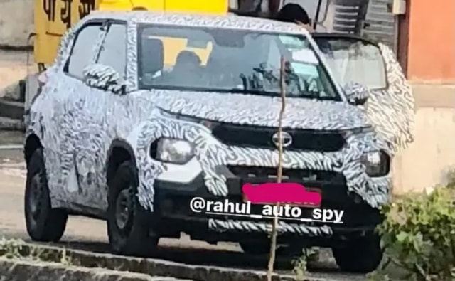 New Tata HBX Micro SUV Spy Shots Reveal Front Design New Tata HBX Micro SUV Spy Shots Reveal Front Design