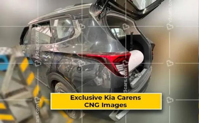 Kia Carens 1.4 Turbo CNG Spotted Testing For The First Time