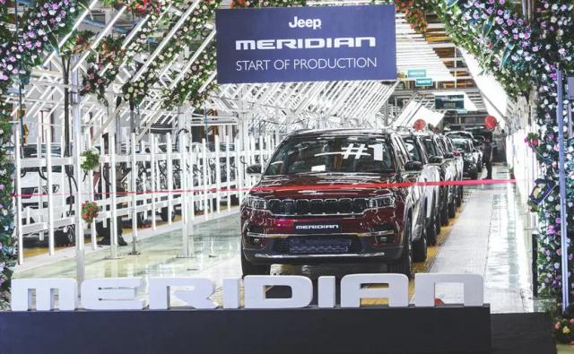 Jeep has rolled out the first units of the new Merdian from its Ranjangaon plant with the SUV to reach dealerships by mid-May.