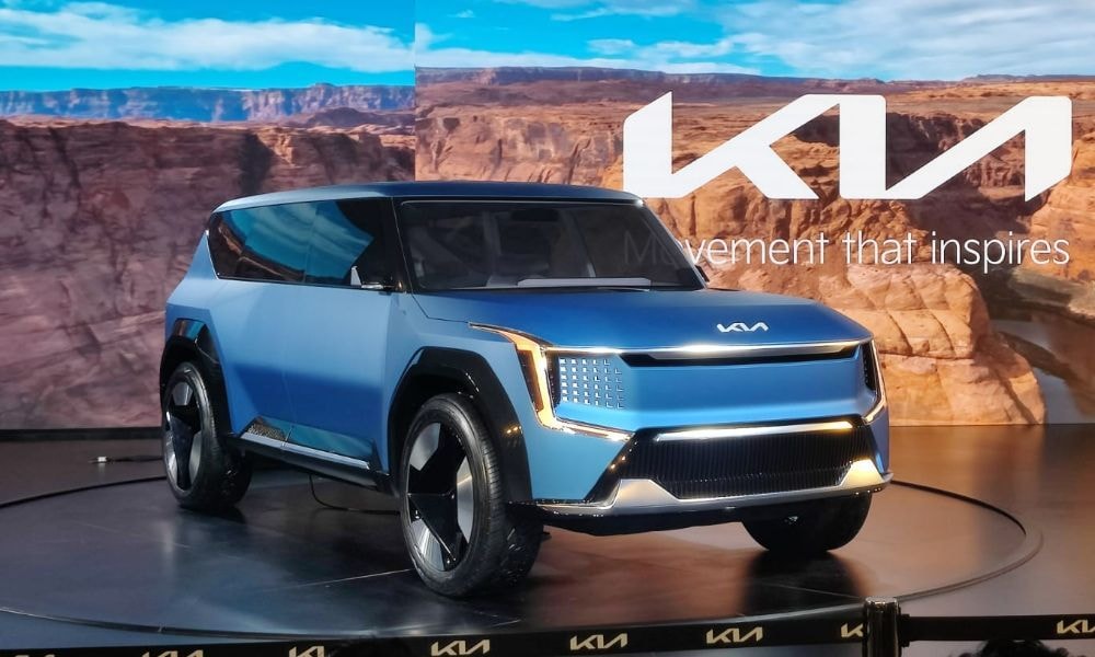 Auto Expo 2023: Kia EV9 Electric SUV Concept Showcased In India Auto Expo 2023: Kia EV9 Electric SUV Concept Showcased In India