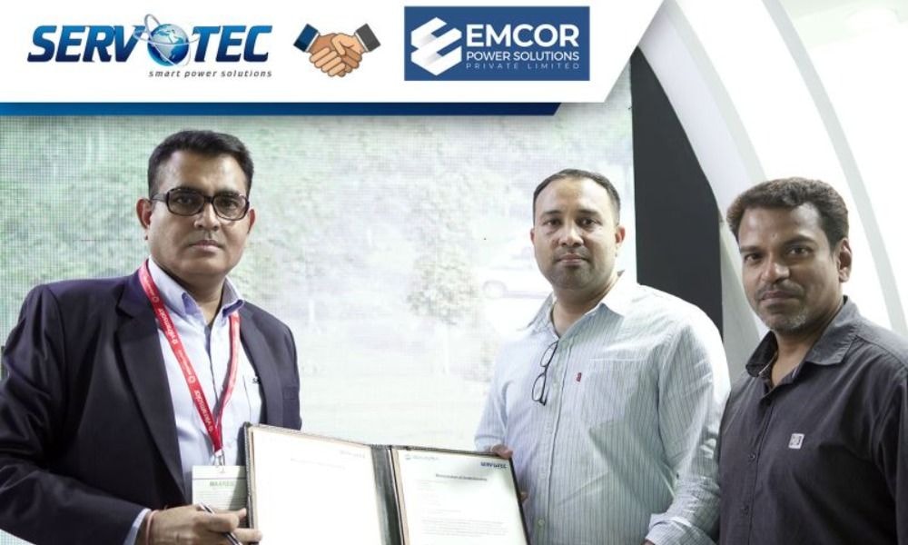 Servotech And EMCOR Join Forces To Deploy 1,000 EV Charging Stations Across India Servotech And EMCOR Join Forces To Deploy 1,000 EV Charging Stations Across India