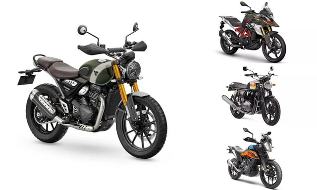 Triumph Scrambler 400 X Vs Rivals: Price Comparison Triumph Scrambler 400 X Vs Rivals: Price Comparison