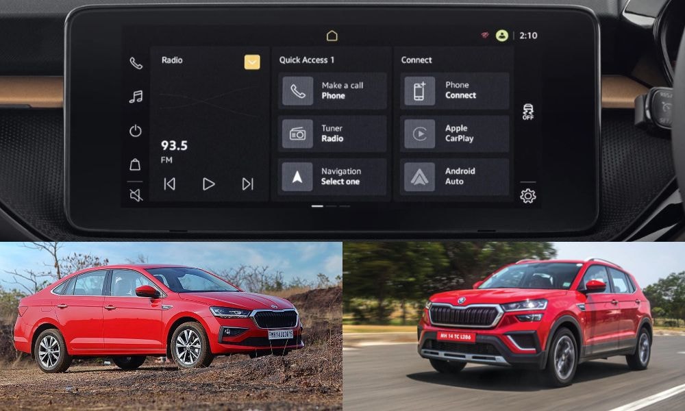 Skoda Reintroduces 10.0-Inch Touchscreen Infotainment In Kushaq And Slavia Style Variants Skoda Reintroduces 10.0-Inch Touchscreen Infotainment In Kushaq And Slavia Style Variants