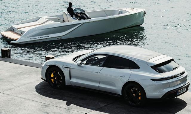 The boat is powered by a permanently excited synchronous electric motor, delivering a power output of 536 bhp.