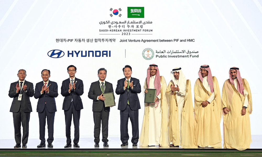 Hyundai, PIF Enter Joint Venture To Establish Vehicle Manufacturing Plant In Saudi Arabia Hyundai, PIF Enter Joint Venture To Establish Vehicle Manufacturing Plant In Saudi Arabia