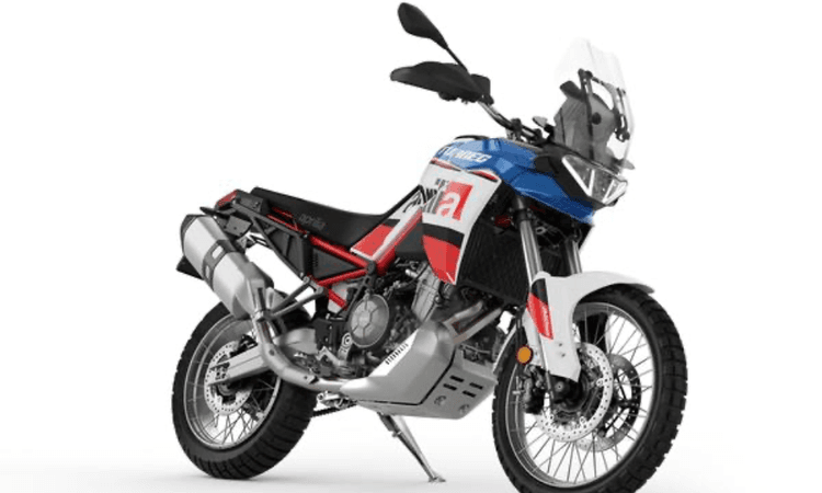 In addition to the colour schemes, the Aprilia Tuareg will also include an accessory that includes a specialised air filter designed to protect the engine from dust on off-road and dusty terrain.