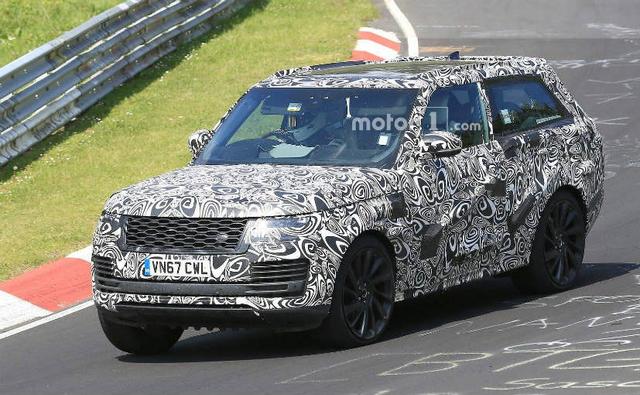 The Range Rover SV Coupe has been spied testing at Nurburgring. The SUV will be launched towards the end of 2018.